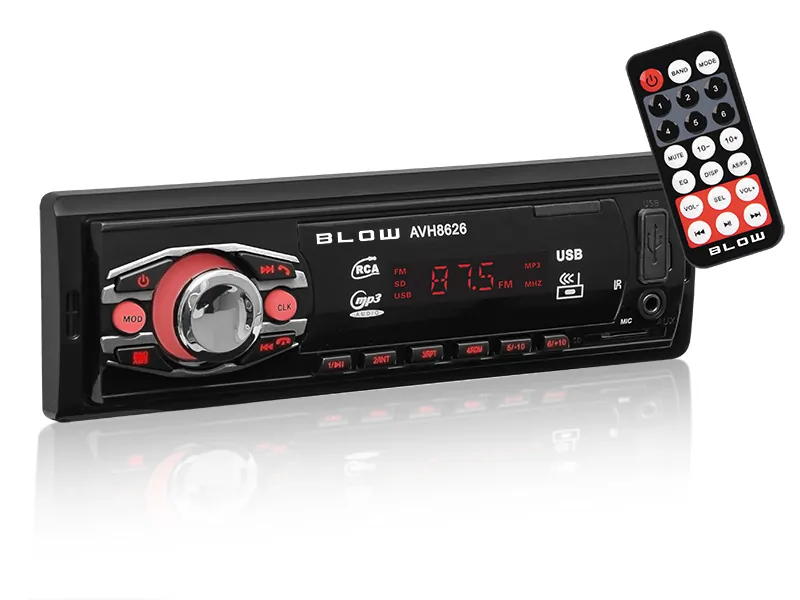 Radio samochodowe BLOW AVH-8626 MP3 USB SD MMC Bluetooth Pilot