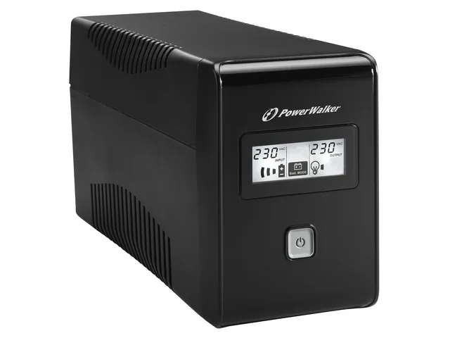 Zasilacz awaryjny UPS PowerWalker VI 850 LCD LINE-INTERACTIVE 850VA 2x 230V PL RJ11 IN/OUT USB