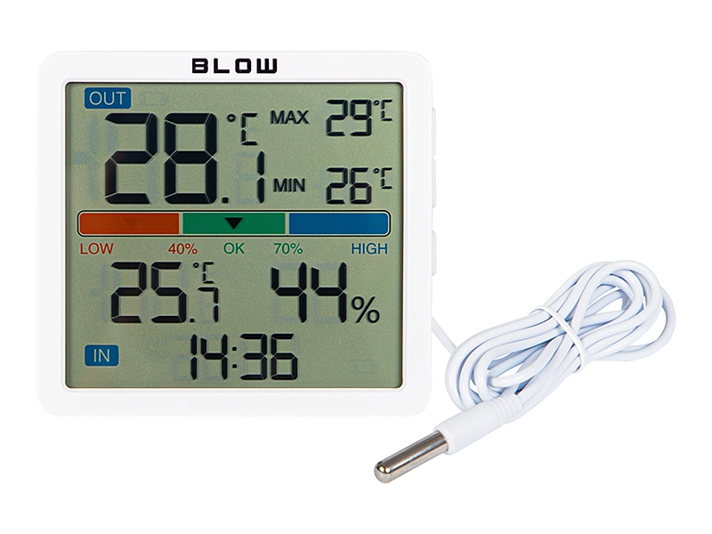 Termo-higrometr BLOW TH306 biały