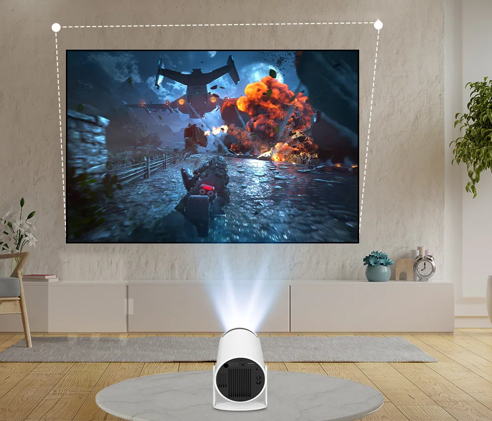 Projektor multimedialny LED rzutnik ART X3H WiFi Bluetooth Android 12 USB HD 150 cali + pilot