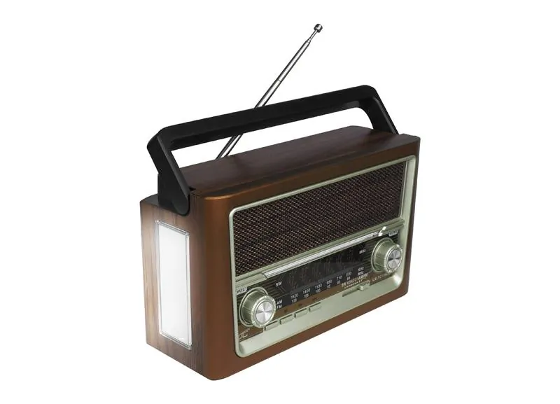 Radio przenośne LTC ELMA RETRO Bluetooth USB latarka