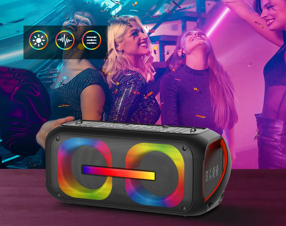 Głośnik przenośny Bluetooth Blow DJBOX + pilot + mikrofon