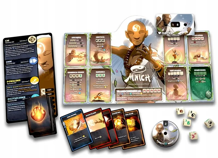 Gra karciana DICE THRONE: MNICH vs PALADYN Lucky Duck Games