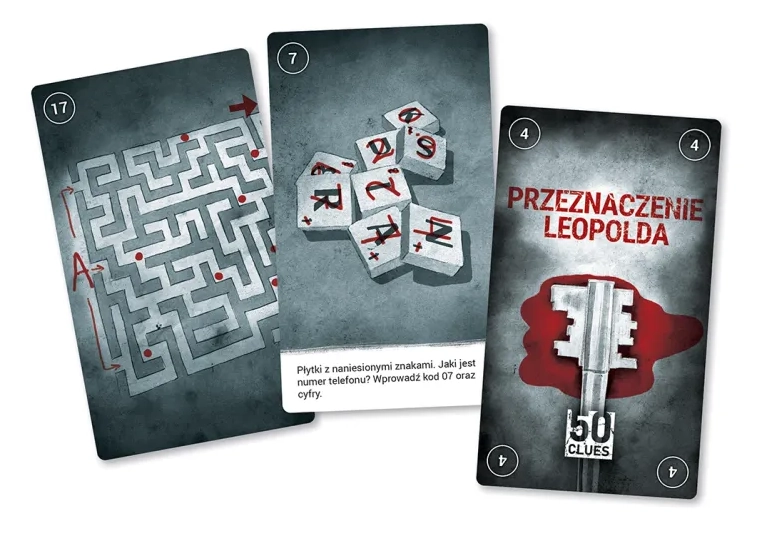 Gra karciana 50 CLUES CZ.3 PRZEZNACZENIE LEOPOLDA Albi