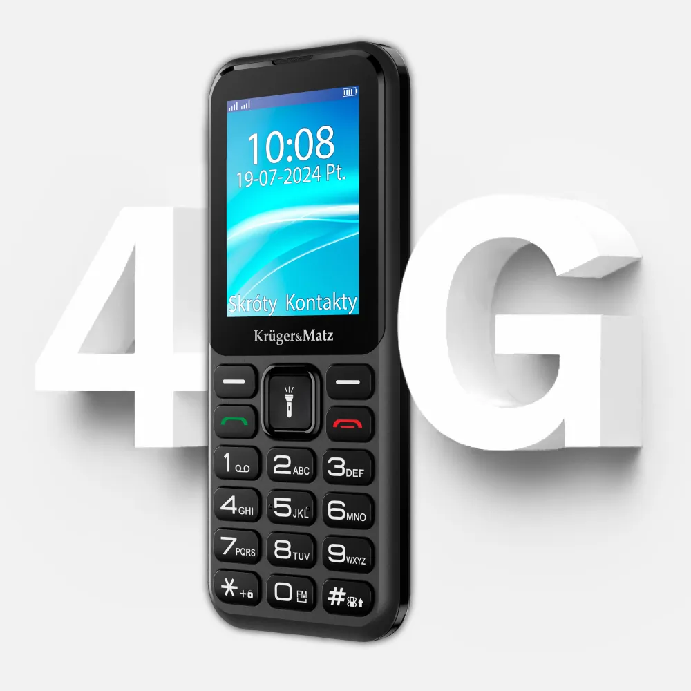 Telefon komórkowy GSM dla seniora Kruger&Matz Simple KM0940 4G