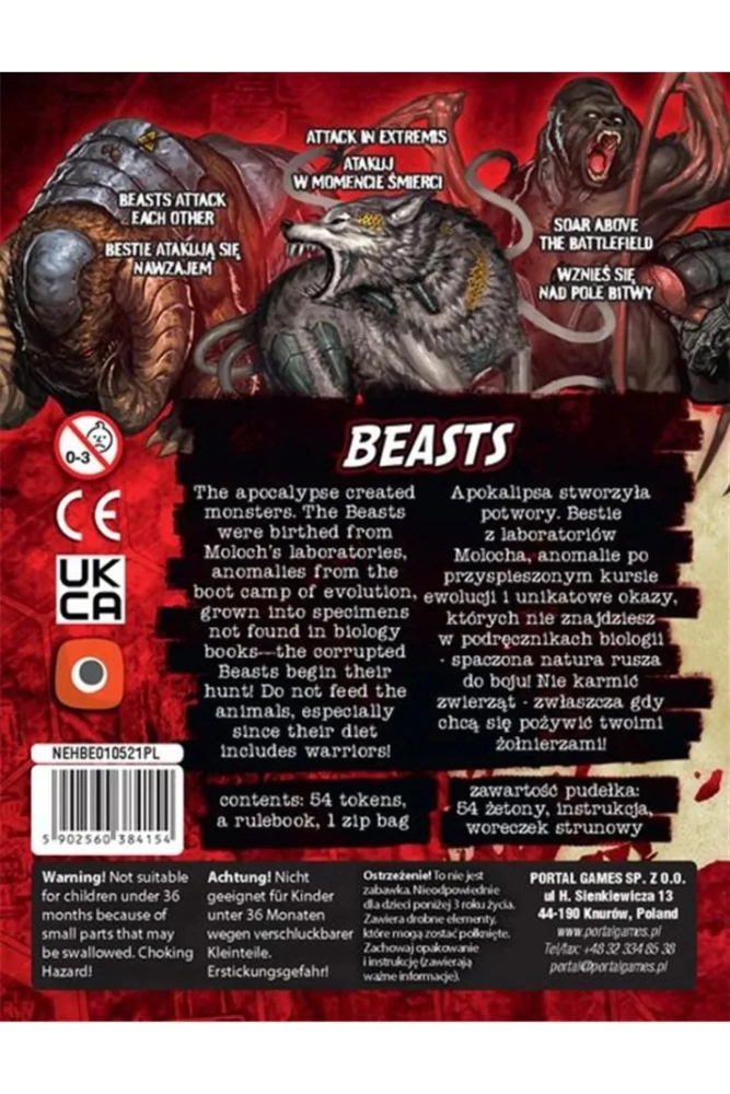 Gra planszowa NEUROSHIMA HEX 3.0: BESTIE - dodatek PORTAL