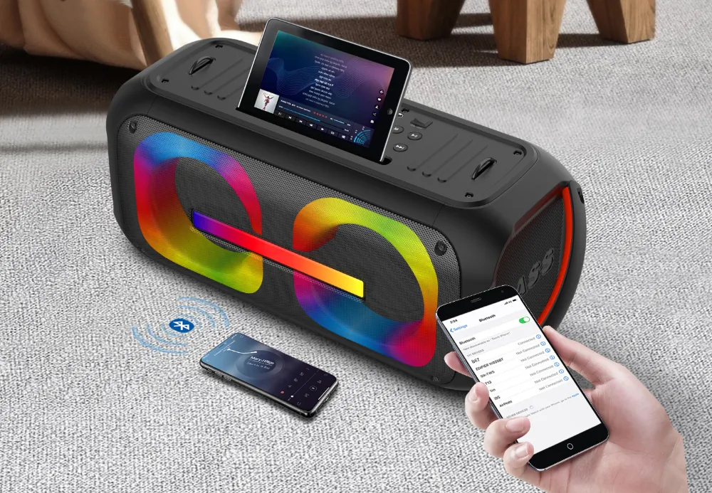 Głośnik przenośny Bluetooth Blow DJBOX + pilot + mikrofon