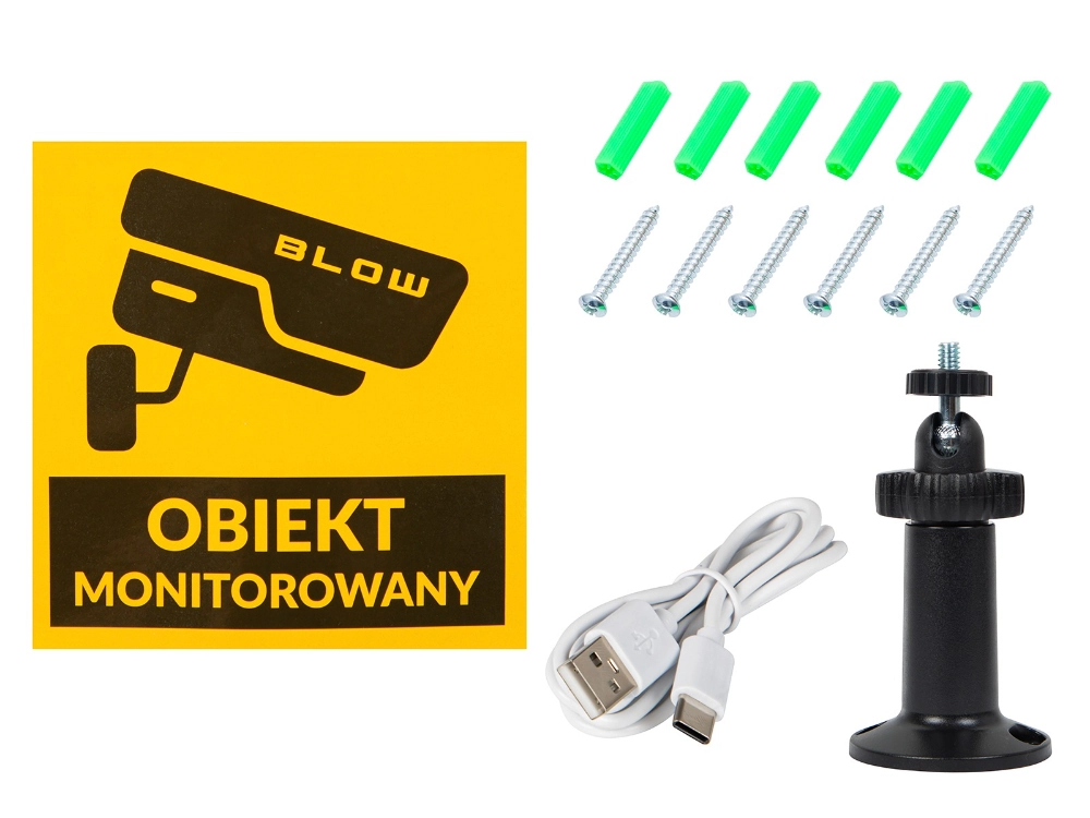 Kamera BLOW 4G PTZ 2x4MP solarna z akumulatorem