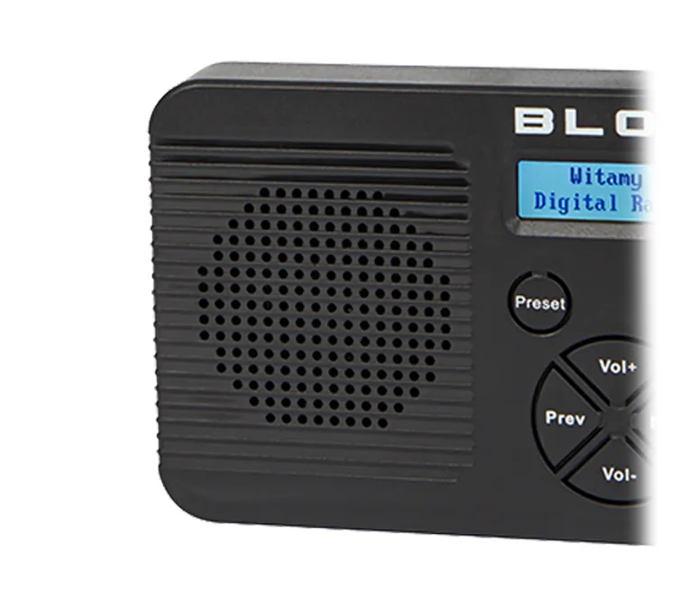Bezprzewodowe radio kuchenne FM/DAB+ przenośne BLOW RK4 Bluetooth