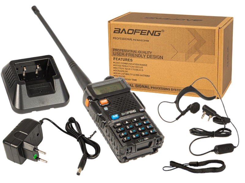 Krótkofalówka radiotelefon ręczny BAOFENG PMR UV-5R 5W 1szt 