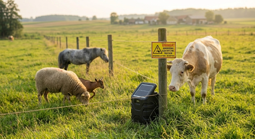 Zestaw 2x akumulator żelowy 12V 7Ah do pastucha elektrycznego elektryzatora + ładowarka