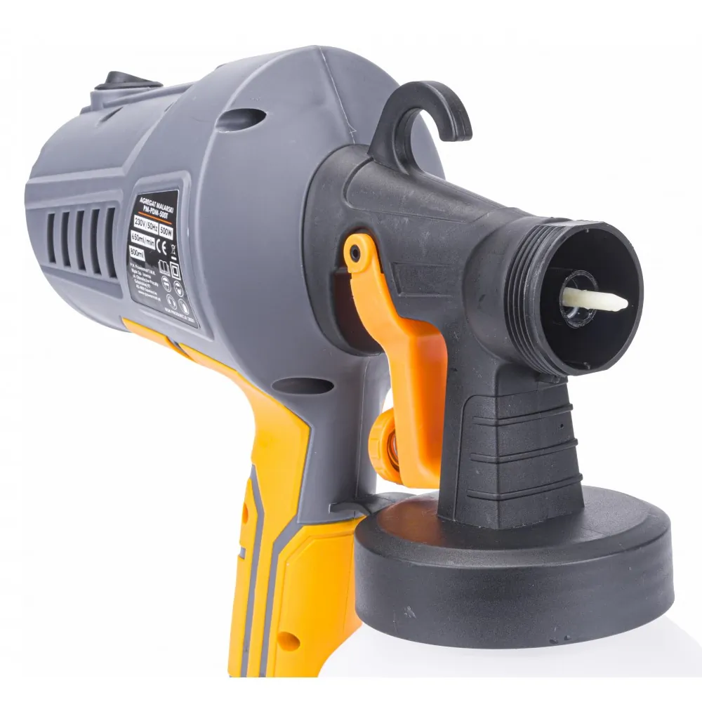 Agregat malarski pistolet do malowania 800ml Powermat PM-PDM-500T + 4 dysze