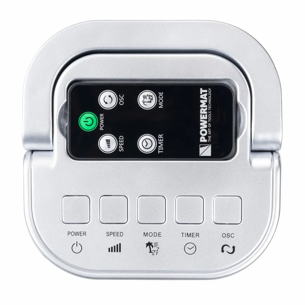 Wentylator kolumnowy 121 cm 90W Powermat Grey Tower-120 + pilot