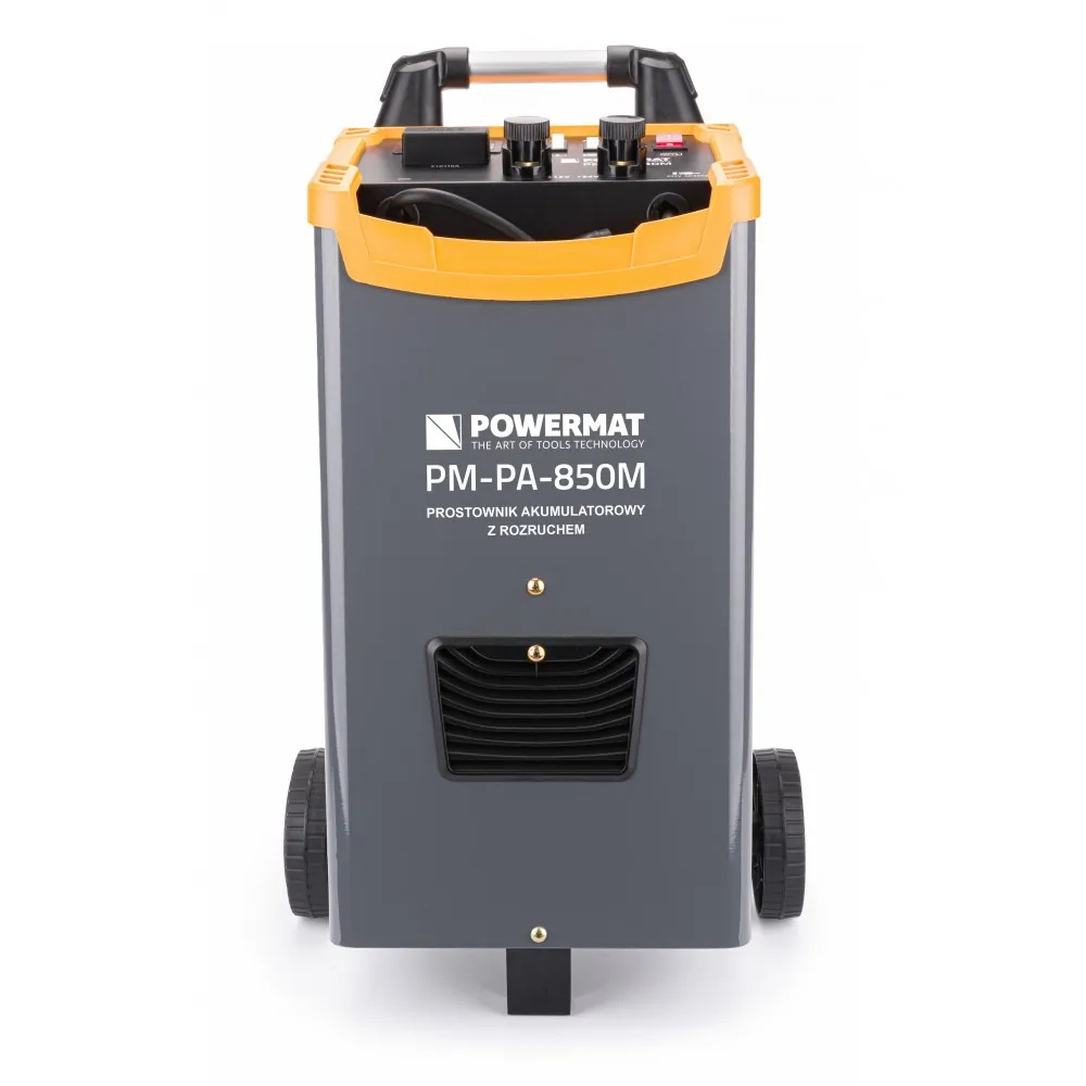 Prostownik akumulatorowy z rozruchem 850A 12/24V Powermat PM-PA-850M