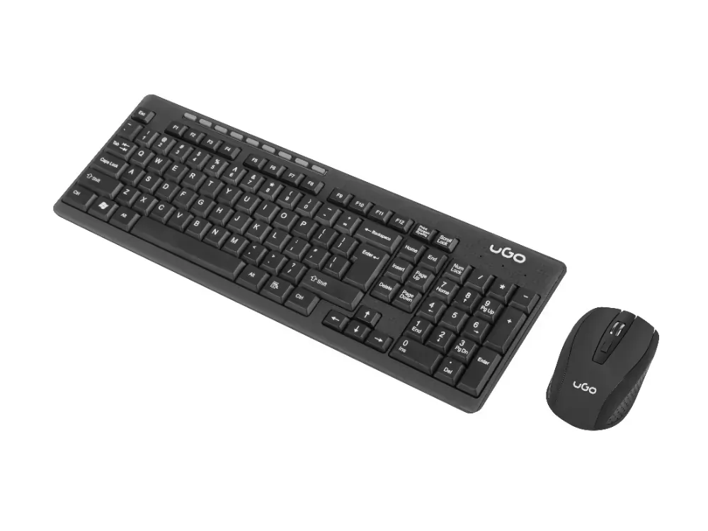 Zestaw bezprzewodowy UGO ETNA CW110 US klawiatura + mysz 2.4GHZ