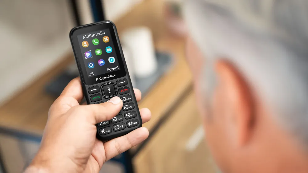 Telefon komórkowy GSM dla seniora Kruger&Matz Simple KM0940 4G