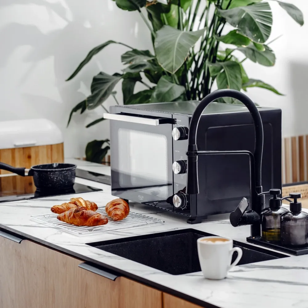 Piekarnik elektryczny 35L Adler AD 6025 + blacha do pieczenia + ruszt z uchwytem + rożen