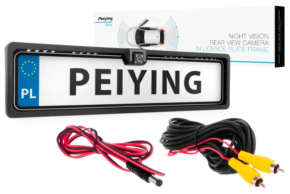 Samochodowa kamera cofania w ramce tablicy rejestracyjnej Peiying Night Vision