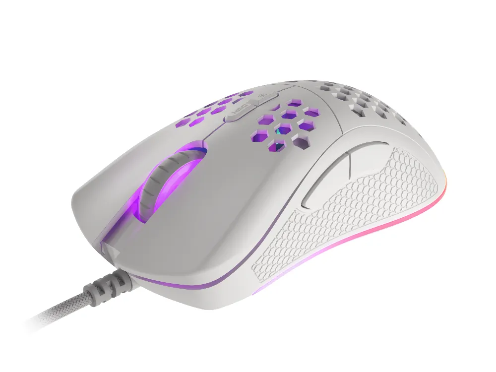 Mysz gamingowa podświetlana GENESIS KRYPTON 555  RGB dla graczy 8000DPI + oprogramowanie