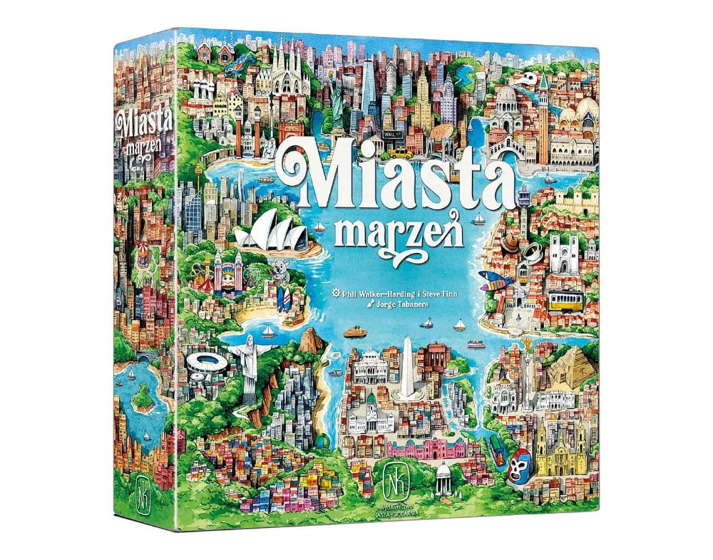 Gra planszowa MIASTA MARZEŃ - podstawa - Nasza Księgarnia