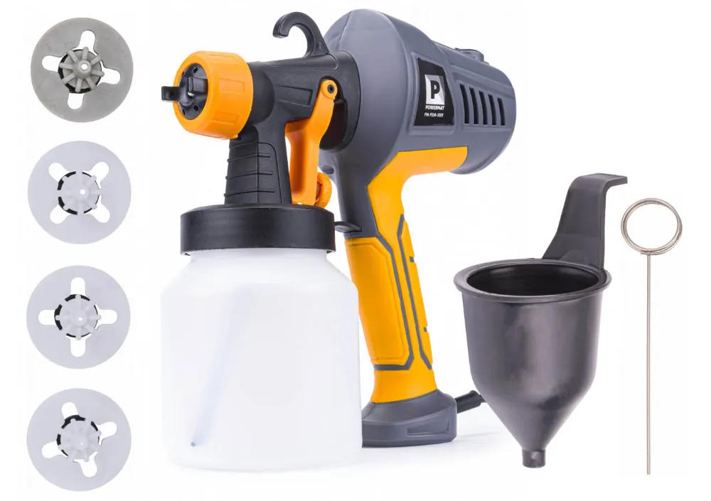 Agregat malarski pistolet do malowania 800ml Powermat PM-PDM-500T + 4 dysze