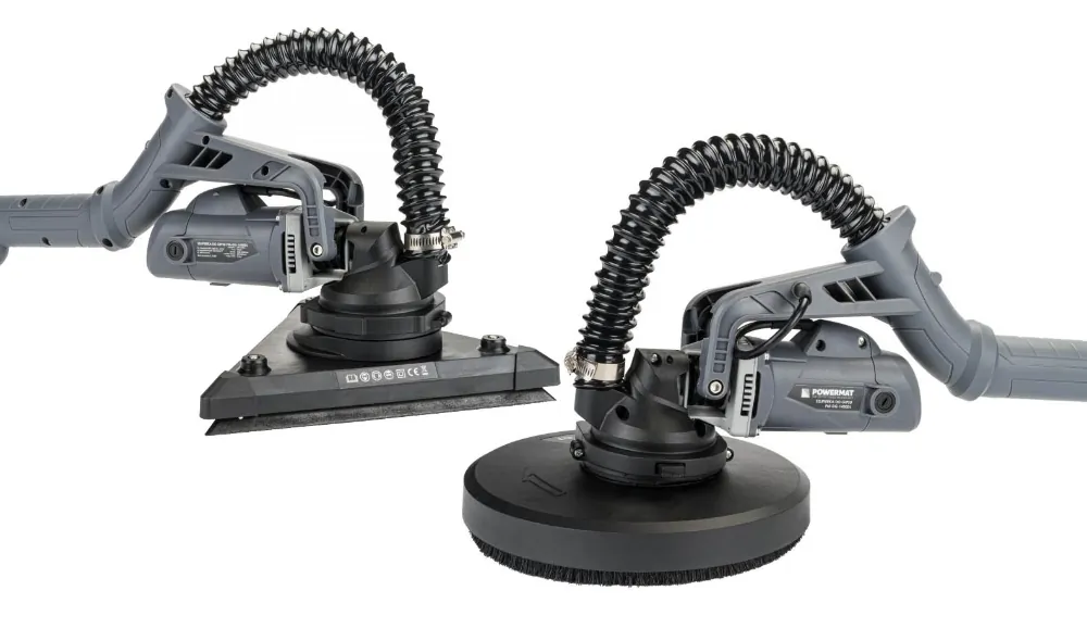 Szlifierka do gipsu typu żyrafa 2w1 teleskopowa Powermat PM-DG-1450DL
