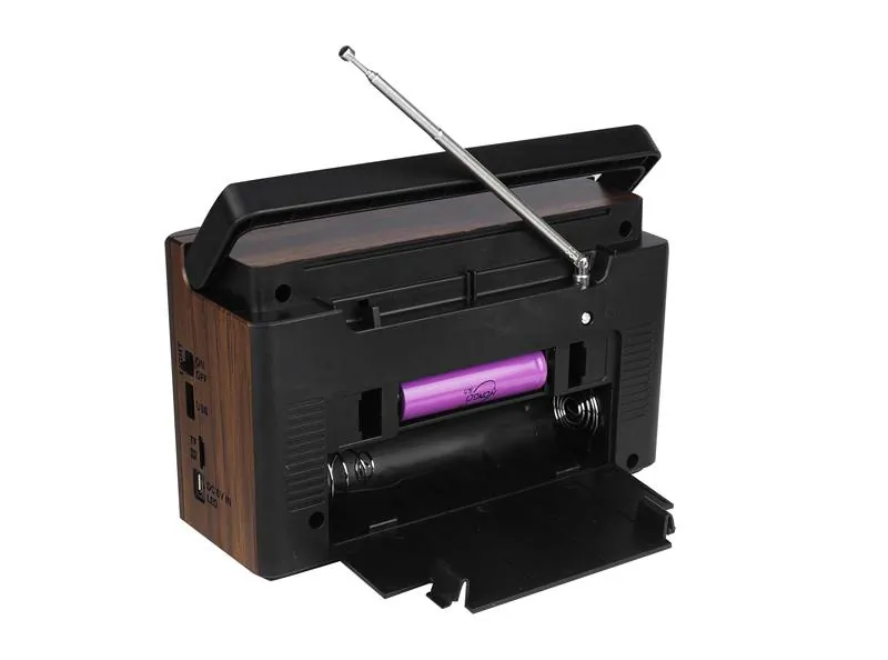 Radio przenośne LTC ELMA RETRO Bluetooth USB latarka