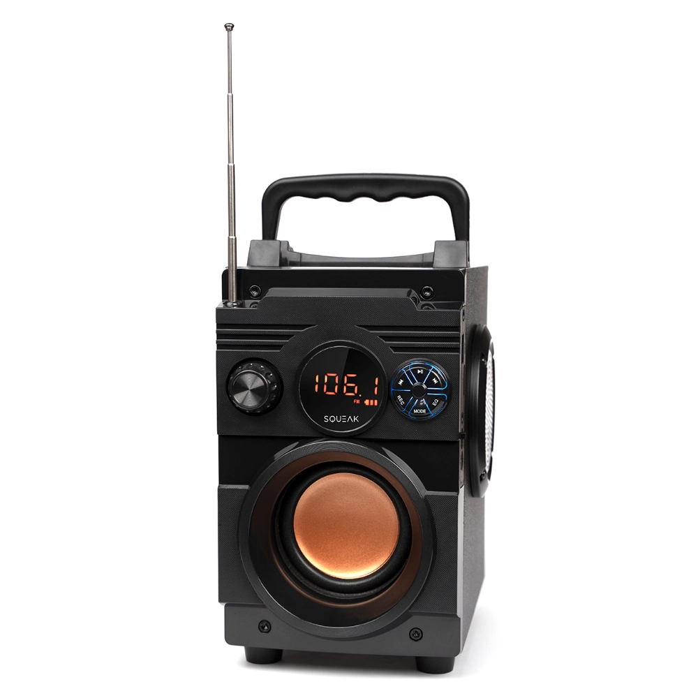 Głośnik bluetooth przenośny Squeak BassBlaster radio FM USB-C AUX 18W