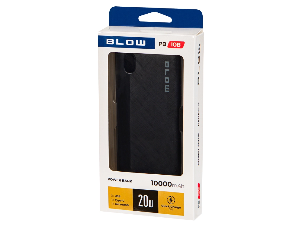 Powerbank BLOW 10000mAh USB QC 20W PB20B USB-C