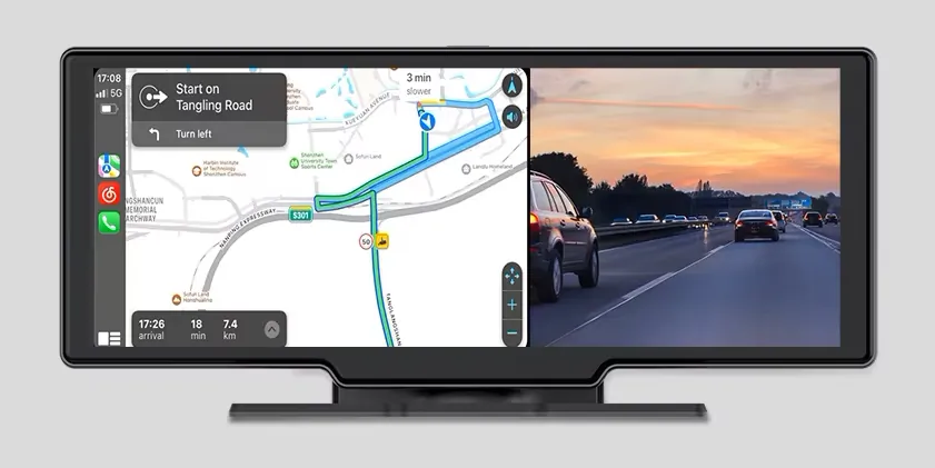 Stacja multimedialna  z wideorejestratorem bezprzewodowy CarPlay5.0 BLOW + kamera cofania