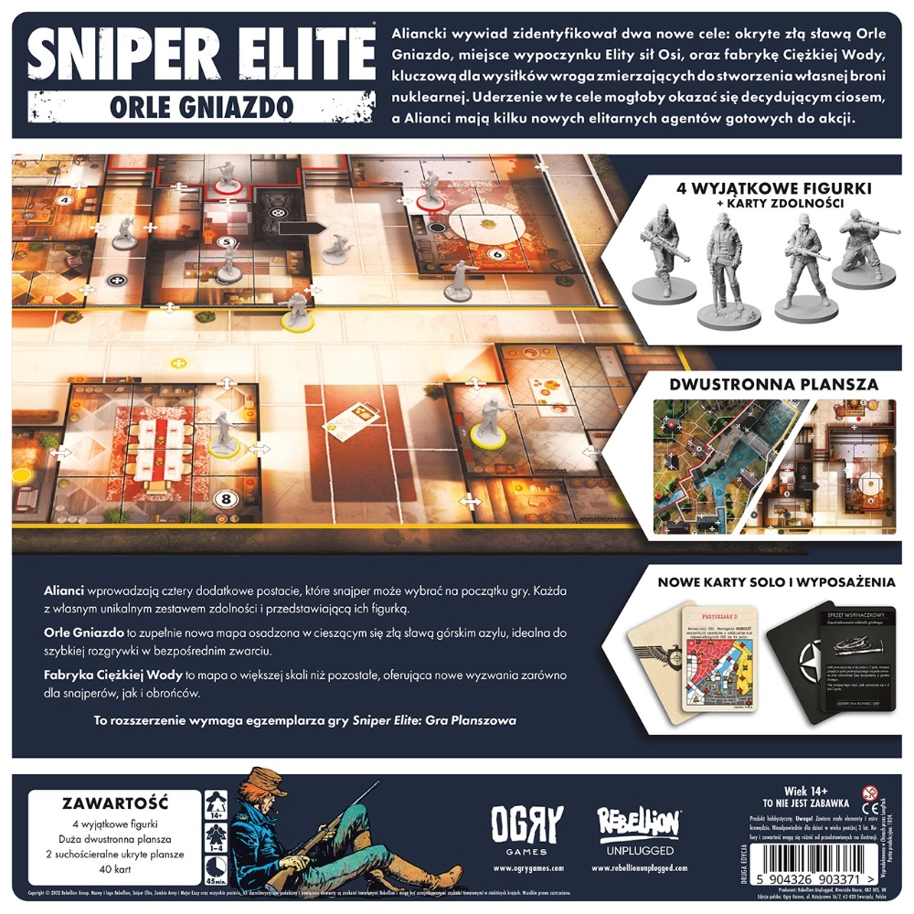 Gra SNIPER ELITE: ORLE GNIAZDO - dodatek - Ogry Games