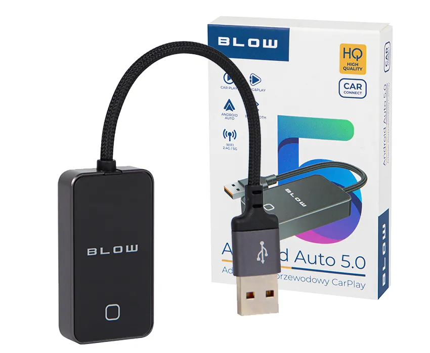 Bezprzewodowy adapter BLOW CarPlay AndroidAuto 5.0 CarConnect