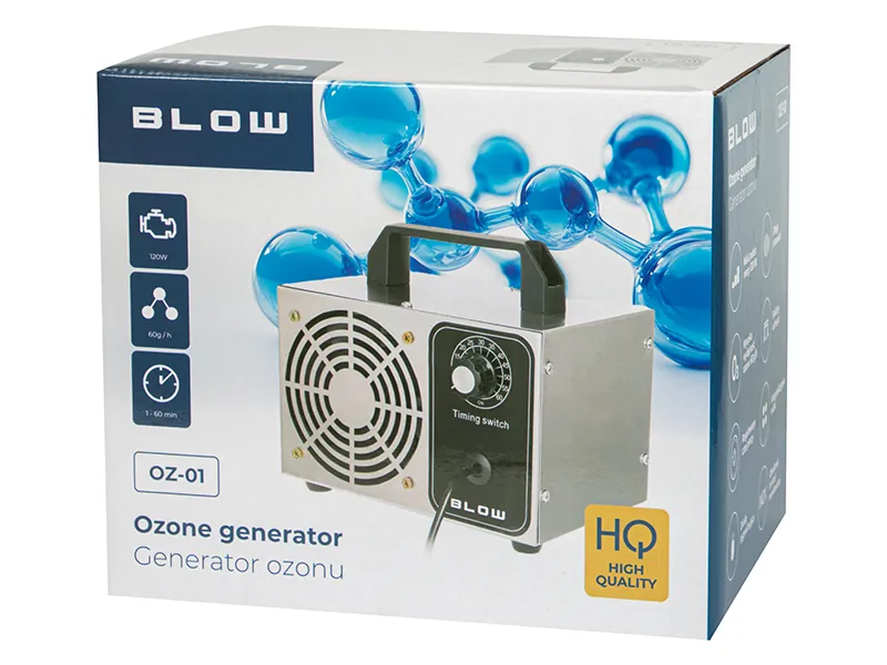 Przemysłowy ozonator generator ozonu 60g/h BLOW OZ-01
