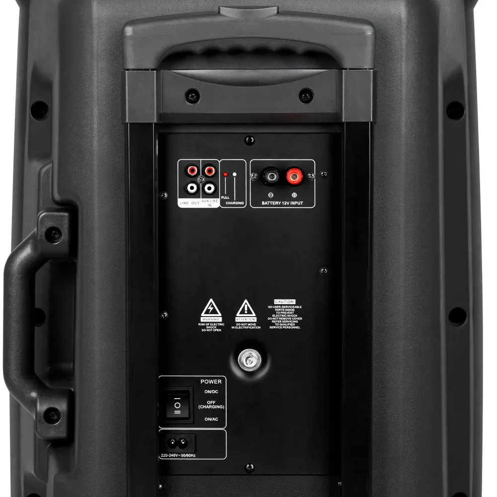 Głośnik aktywna kolumna głośnikowa Bluetooth Krüger&Matz 40W SD USB FM + 2 mikrofony bezprzewodowe + pilot