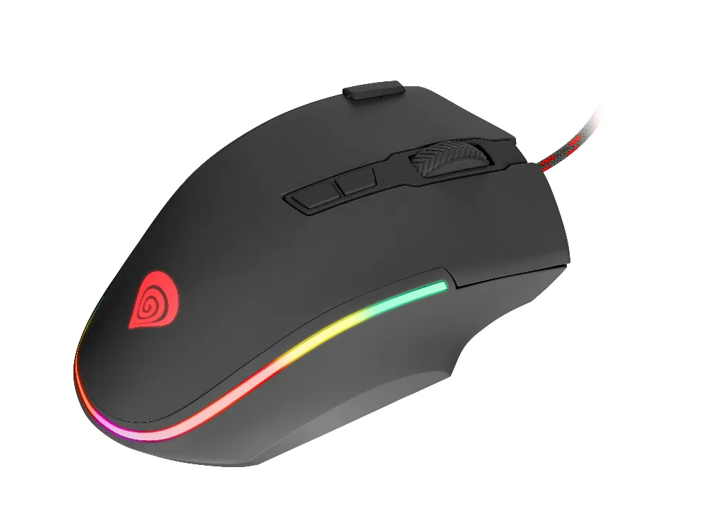 Mysz gamingowa podświetlana GENESIS KRYPTON 700 dla graczy 7200DPI + oprogramowanie