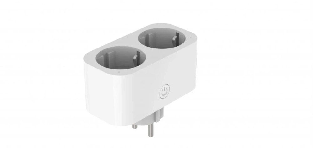 Smart adapter gniazdo 230V WiFi białe podwójne Art