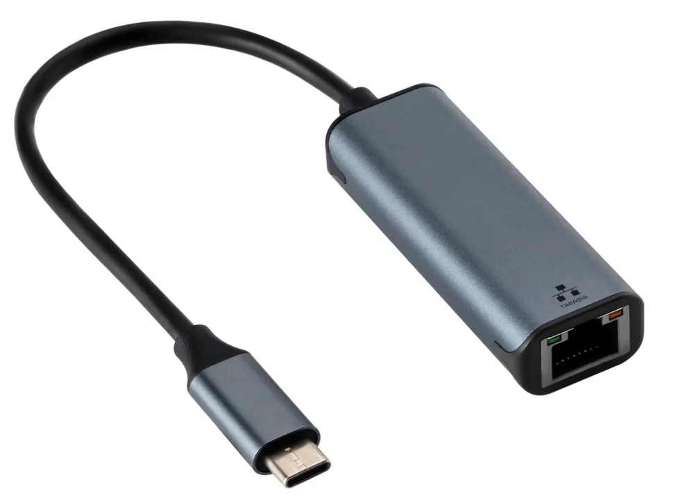 HUB adapter USB-C na ETHERNET 10/100/1000Mbps RJ45