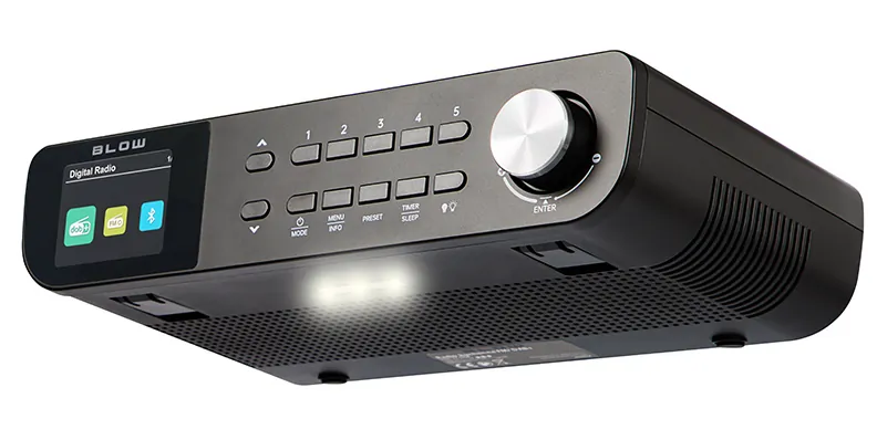 Radio kuchenne FM/DAB+ BLOW RK1 Bluetooth czarne