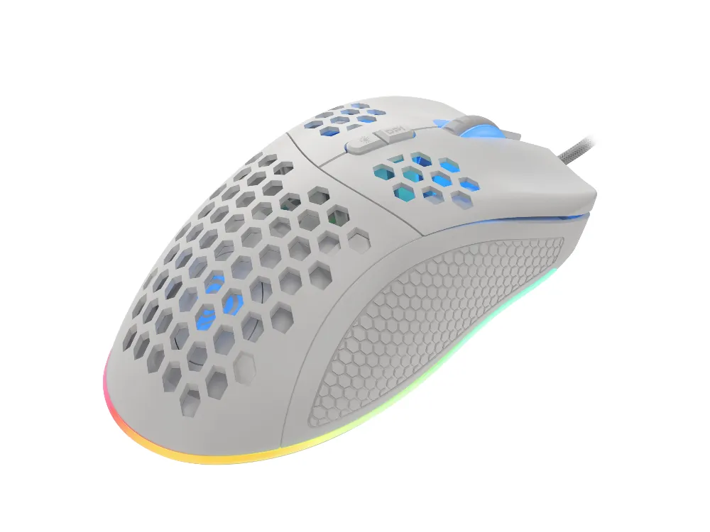 Mysz gamingowa podświetlana GENESIS KRYPTON 555  RGB dla graczy 8000DPI + oprogramowanie
