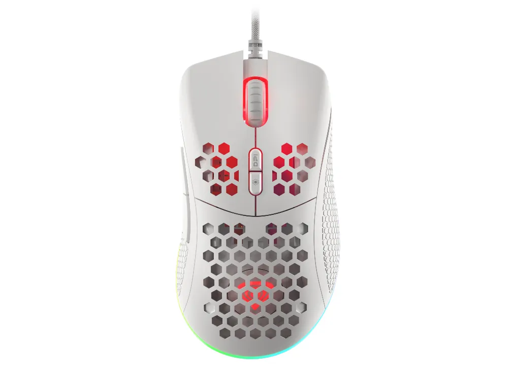 Mysz gamingowa podświetlana GENESIS KRYPTON 555  RGB dla graczy 8000DPI + oprogramowanie