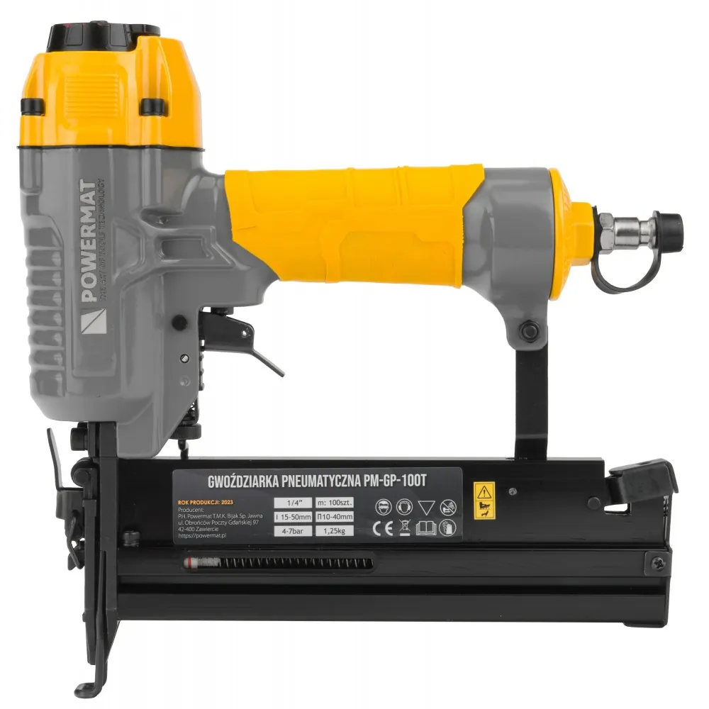 Gwoździarka pneumatyczna 2w1 taker Powermat PM-GP-100T