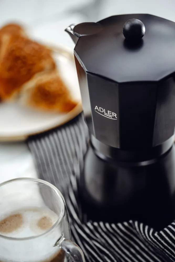 Kawiarka zaparzacz do kawy Espresso 520ml Adler AD 4429 czarny