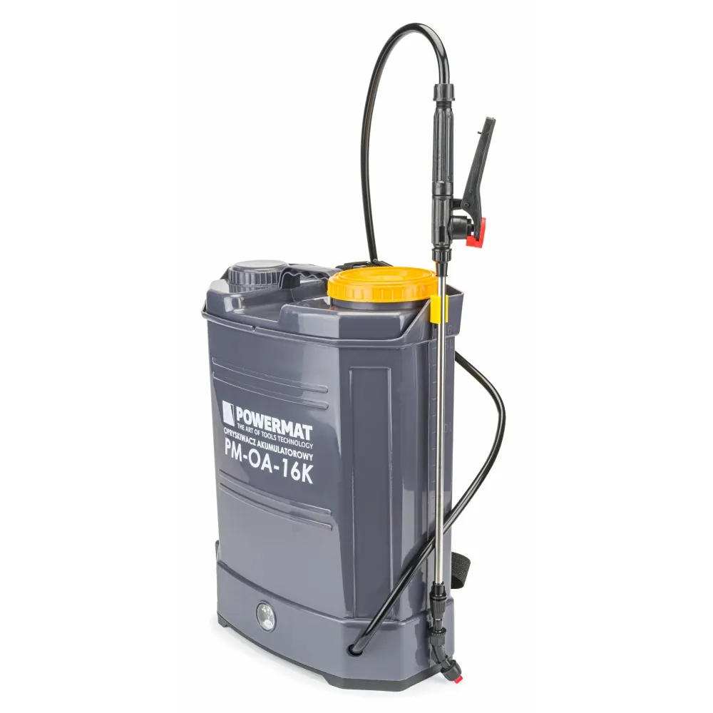 Opryskiwacz akumulatorowy 16 L Powermat PM-OA-16K + zestaw dysz