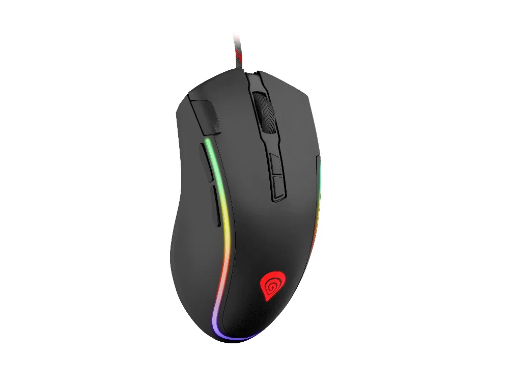 Mysz gamingowa podświetlana GENESIS KRYPTON 700 dla graczy 7200DPI + oprogramowanie