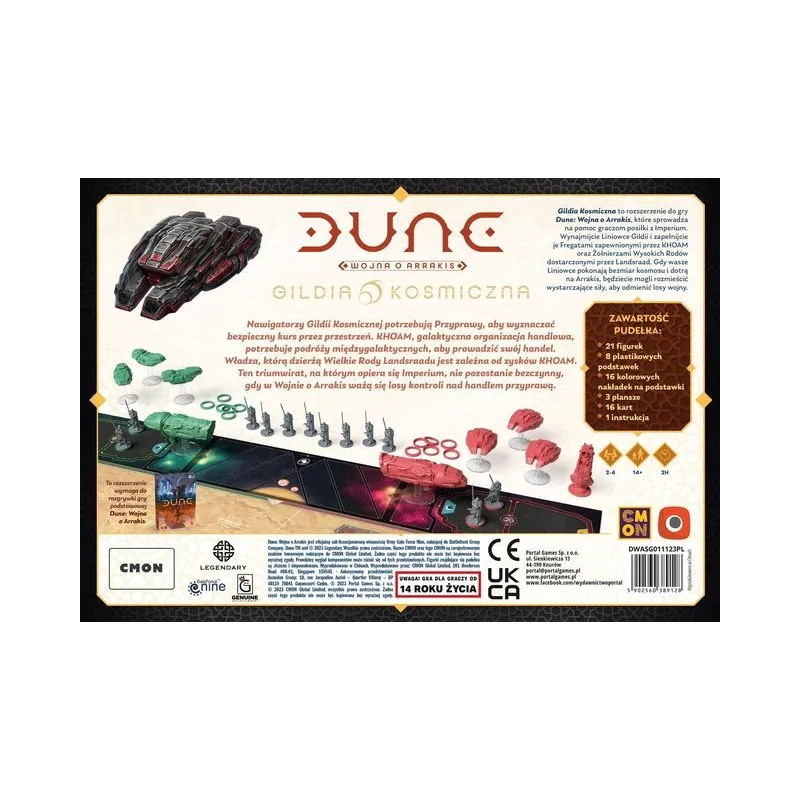 Gra DUNE: GILDIA KOSMICZNA dodatek Portal Games