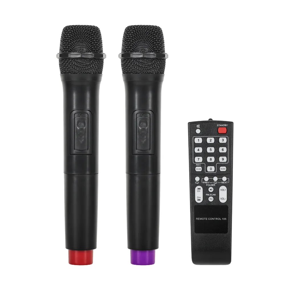 Głośnik kolumna aktywna Bluetooth Azusa 15" 120W SD USB + 2 mikrofony bezprzewodowe + pilot