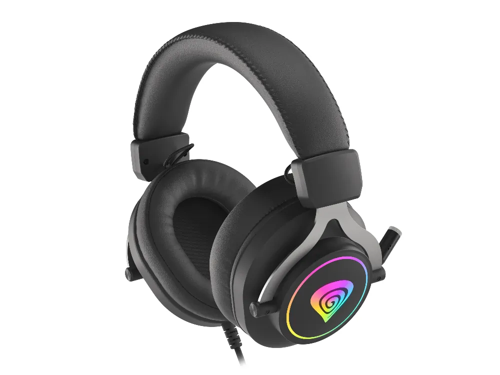 Podświetlane słuchawki gamingowe z mikrofonem GENESIS NEON 750 RGB