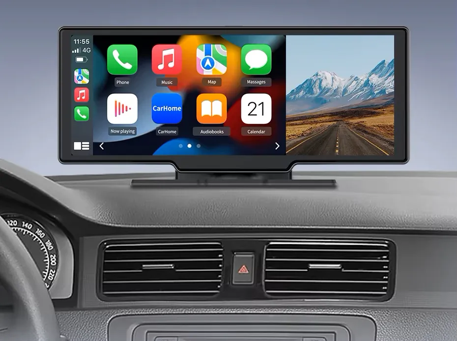 Stacja multimedialna  z wideorejestratorem bezprzewodowy CarPlay5.0 BLOW + kamera cofania