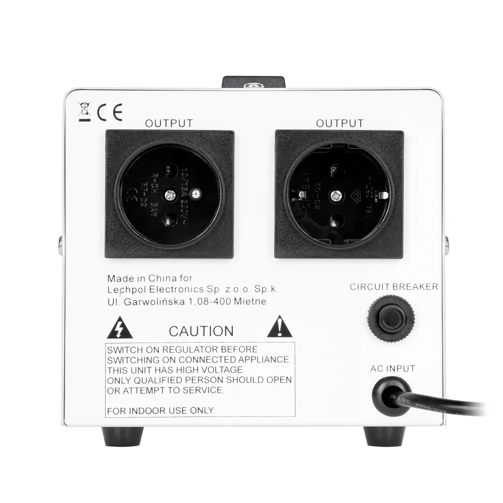 Automatyczny stabilizator napięcia KEMOT MSER-500 500VA serwomotor