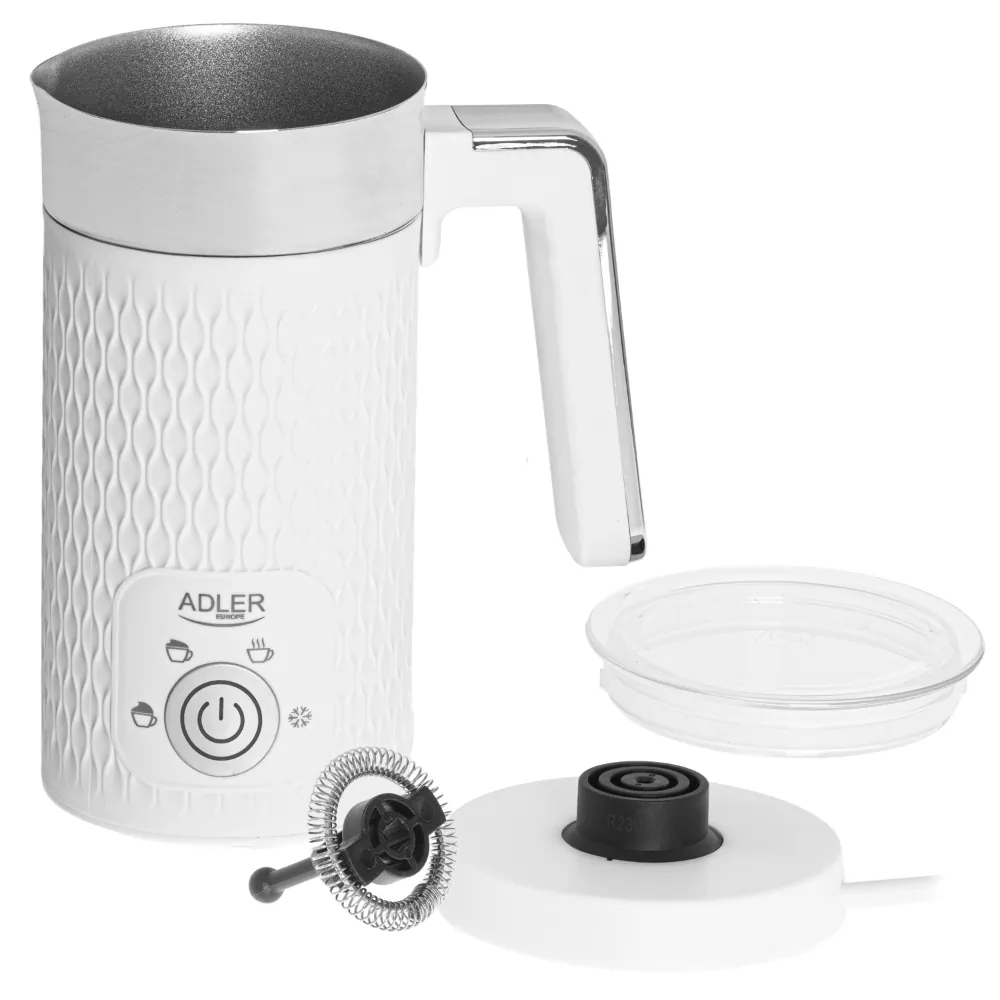 Spieniacz do mleka Adler AD 4494  - 4w1 spienianie podgrzewanie latte cappucino